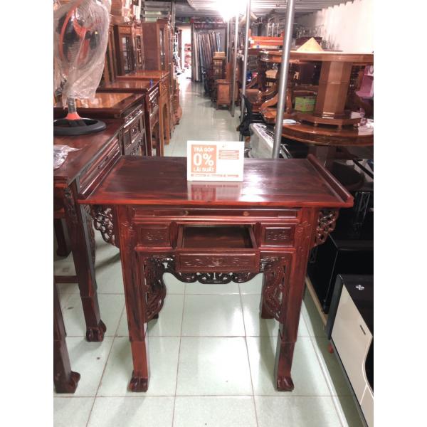 Bàn cúng, bàn thờ 1 tầng gỗ muồng 1m07 BC1TM107