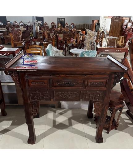 Bàn cúng, bàn thờ 1 tầng gỗ muồng 1m27 BC1TM127
