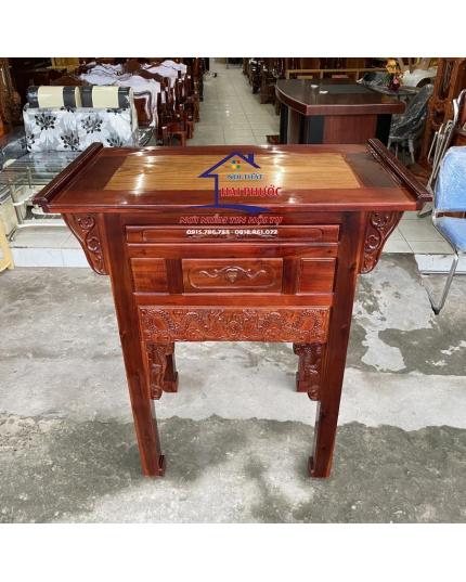 Bàn cúng, bàn thờ 1 tầng gỗ Tràm 1m07 BC1TT107