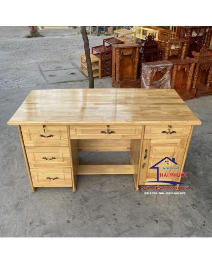Bàn làm việc gỗ thông 1m4-2 thùng BLVGT1M42T