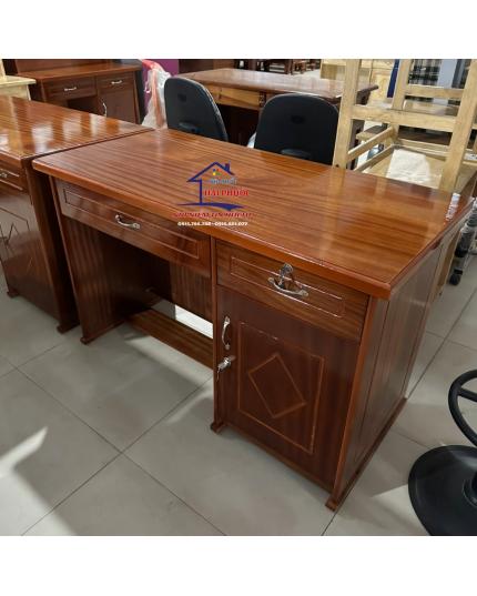 Bàn làm việc gỗ veneer xoan đào 1m2 BLVXĐ1M2