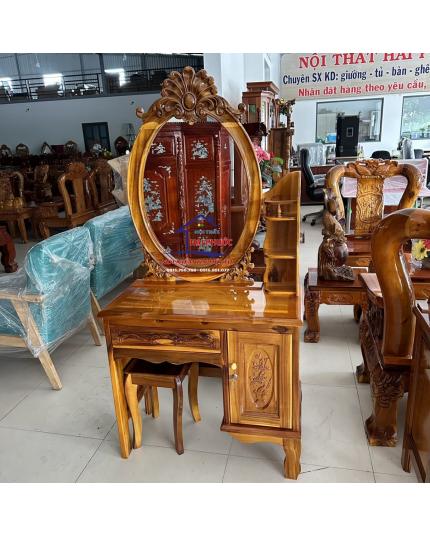 Bàn phấn, bàn trang điểm ovan BPTOV80