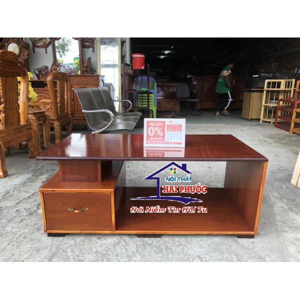 Bàn sofa gỗ cao su 1m2 BSFGCS1M2