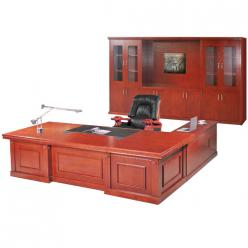 Bộ bàn tủ lãnh đạo Veneer & Melamine VM8