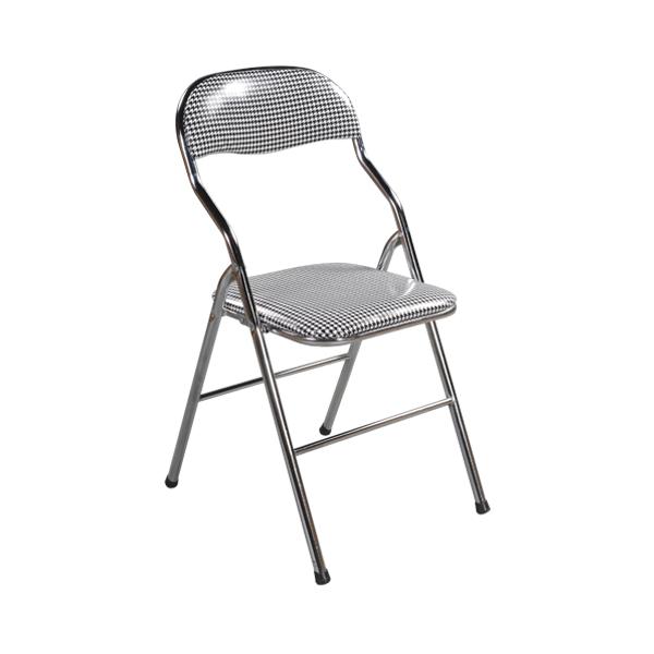 Ghế gấp, ghế xếp khung thép sơn tĩnh điện G01S sọc CARO