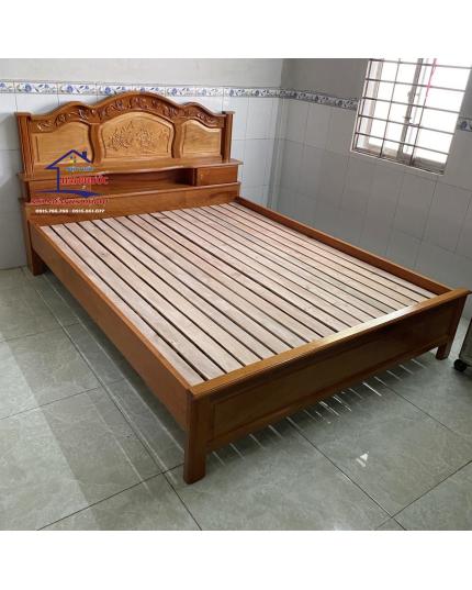 Giường ngủ căm xe 1m6 cửa GNCX16C