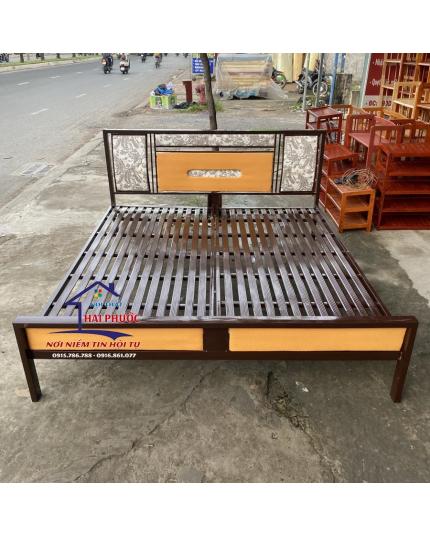 Giường sắt, giường ngủ sắt ống vuông 1m8 GSV1M8