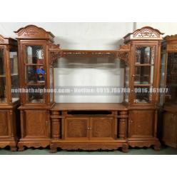 Kệ phòng khách, kệ để tivi gỗ Bên 2m2 KGGB2M2