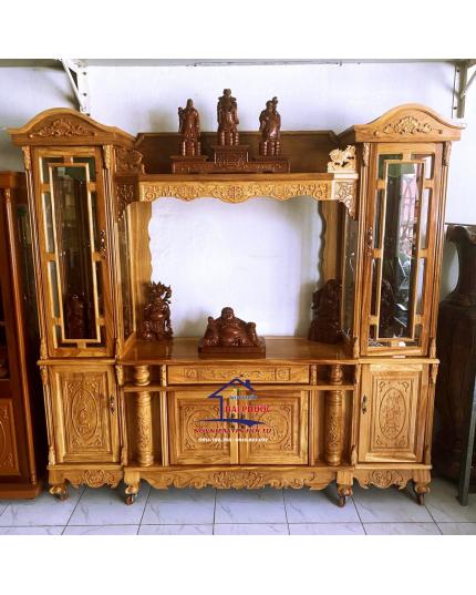 Kệ phòng khách, kệ để tivi gỗ Bên 2m4 KGGB2M4