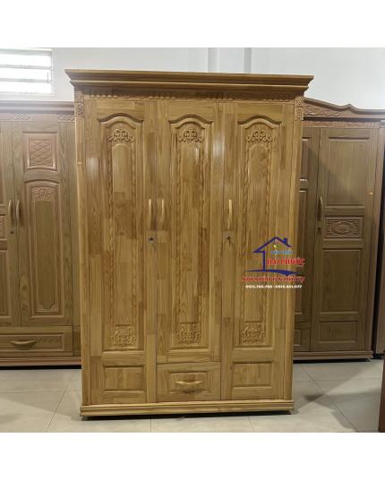 Tủ đựng quần áo gỗ Thông 1m4 TAGT14