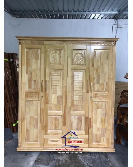 Tủ đựng quần áo gỗ Thông 1m8 TAGT18