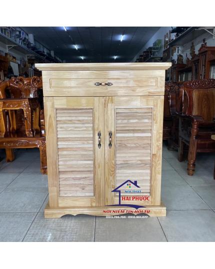 Tủ giày gỗ cao su 8 tâc TGCS8T