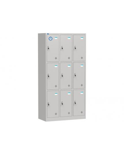 Tủ sắt đựng đồ cá nhân locker 9 ngăn TU983-3KP