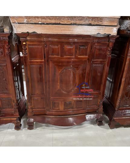 Tủ thờ mini Trơn gỗ Tràm 107cm