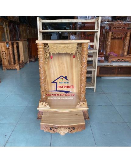 Tủ thờ thần tài gỗ Bên 60cm TTGB60