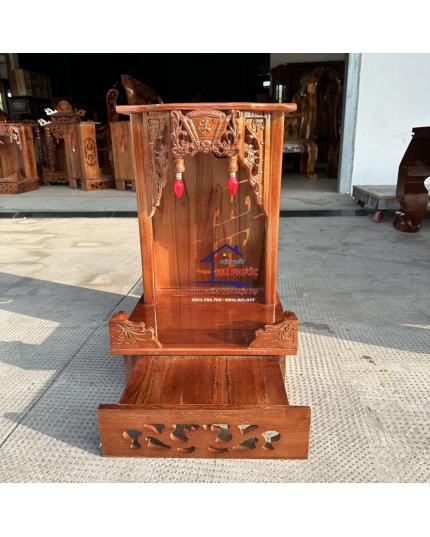 Tủ thờ thần tài xoan đào 37cm TTXD37