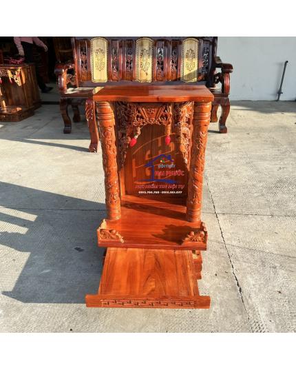 Tủ thờ thần tài xoan đào 42cm TTXDCR42