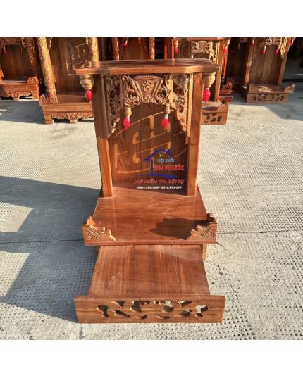 Tủ thờ thần tài xoan đào 42cm TTXD42