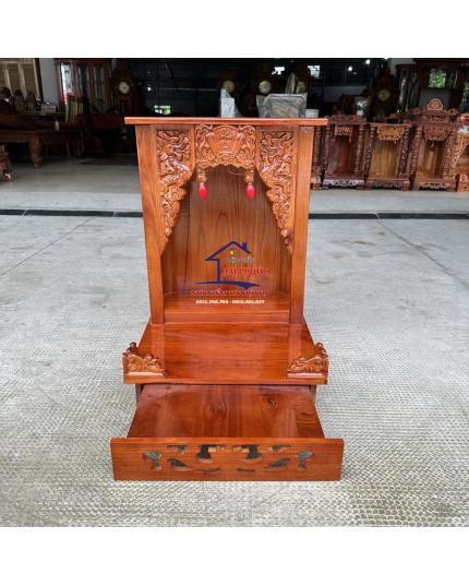 Tủ thờ thần tài xoan đào 48cm TTXD48