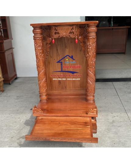 Tủ thờ thần tài Xoan đào 61cm TTXĐ61